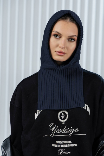 Капор Romgil РВ0362-ШЕ5 индиго - фото 1