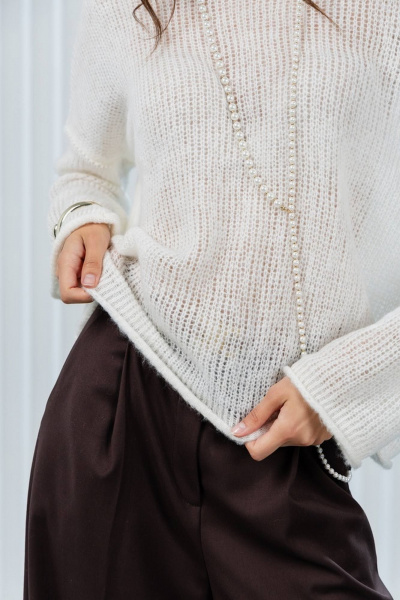 Джемпер Romgil РВ0345-АК5 молочный - фото 4