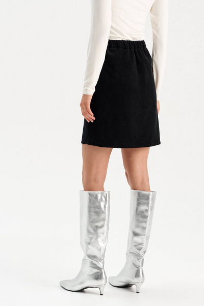 Юбка Romgil РП0098-ХЛ5 черный - фото 3