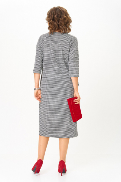 Платье Michel chic 2190 черно-белый - фото 5