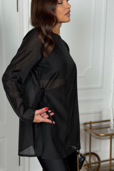 Блуза DAVA 4210 черный - фото 4