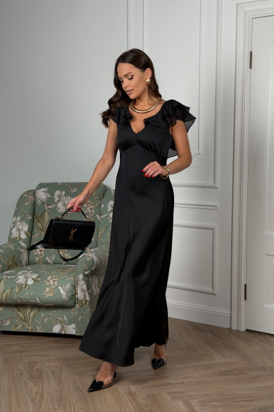 Платье DAVA 1222 черный - фото 10