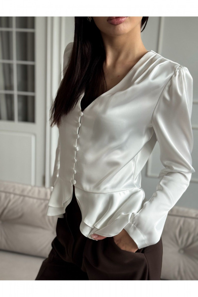 Блуза THE.WOMAN 0379 белый - фото 1