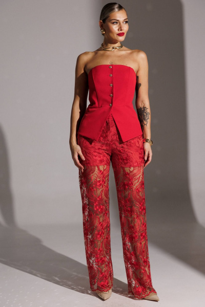 Корсет Мода Юрс 25-2952 красный - фото 3