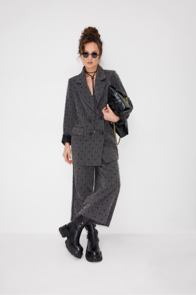 Брюки, жакет ElPaiz 1296 серый - фото 2