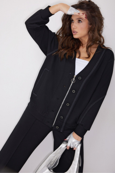 Брюки, кардиган ElPaiz 1306 черный - фото 4