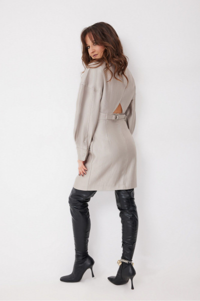 Платье ElPaiz 1308 жемчуг - фото 3