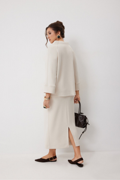 Туника, юбка ElPaiz 1309 молоко - фото 3