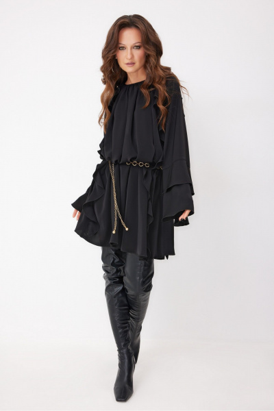 Платье ElPaiz 1316 черный - фото 2