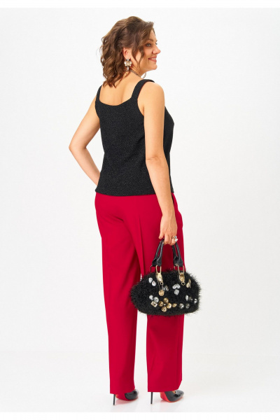 Брюки, жакет, топ Твой имидж 2301 красный - фото 5