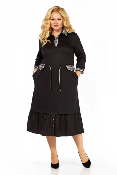 Платье Асолия 2713 черный - фото 2