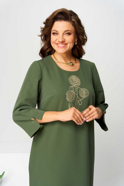 Платье Асолия 2711 зеленый - фото 6