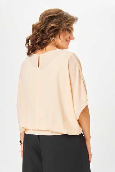 Брюки, топ ANASTASIA MAK 1287 черный+бежевый - фото 6