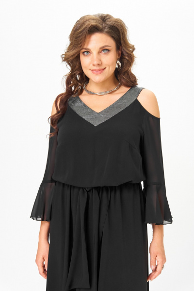 Комбинезон ANASTASIA MAK 1306 черный - фото 7