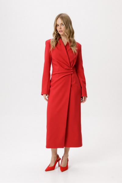 Платье PiRS 6299 красный - фото 1