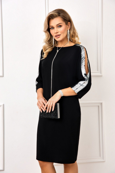 Платье AGATTI 5882 черный - фото 2