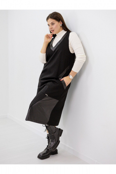 Платье Ollsy 01627 черный - фото 6