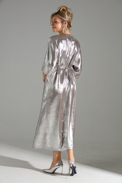 Платье LM М135 бежевый_шиммер - фото 5