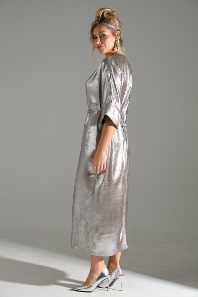 Платье LM М135 бежевый_шиммер - фото 4