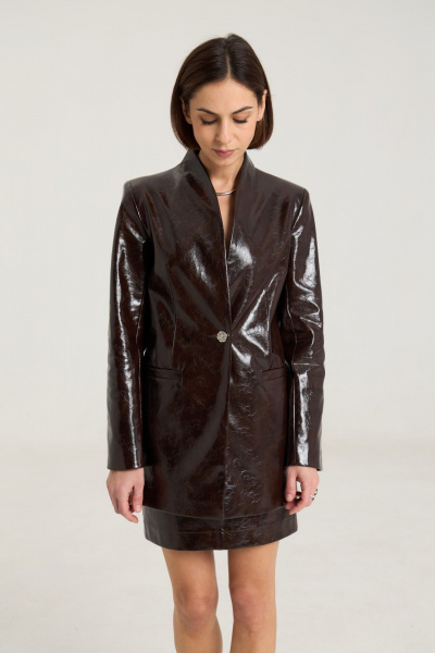 Юбка THE NAME 2450 шоколад - фото 8