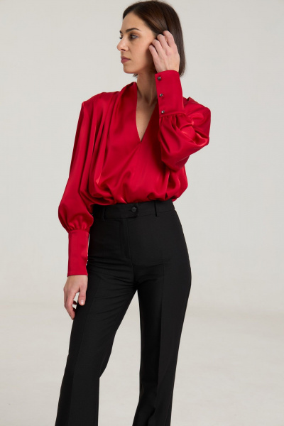 Блуза THE NAME 2453 красный - фото 3