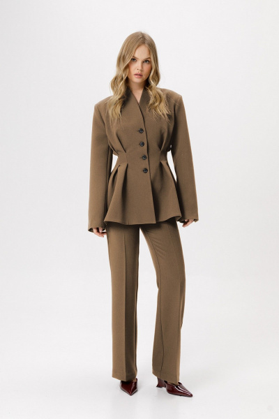 Брюки, жакет PiRS 6341 капучино - фото 1