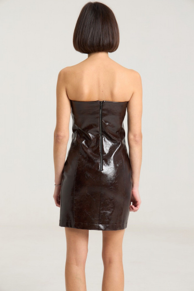 Платье THE NAME 2464 шоколад - фото 7