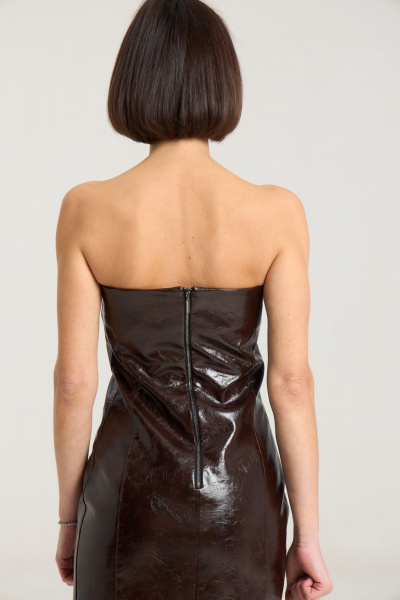 Платье THE NAME 2464 шоколад - фото 6