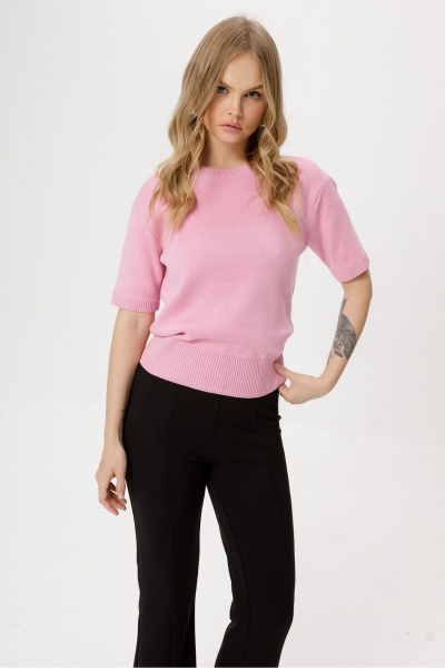 Джемпер PiRS 6352 розовый - фото 2