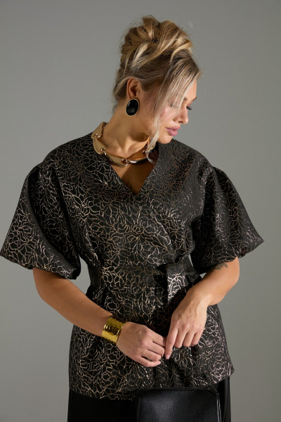 Жакет, юбка LM К1140110 парча - фото 8