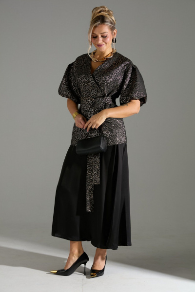 Жакет, юбка LM К1140110 парча - фото 2