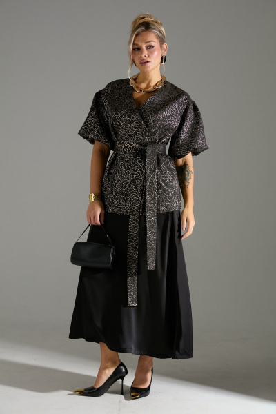 Жакет, юбка LM К1140110 парча - фото 1