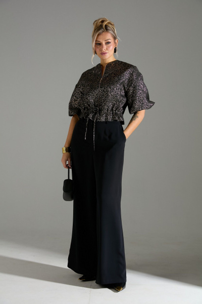 Брюки, жакет LM К134098 парча - фото 1