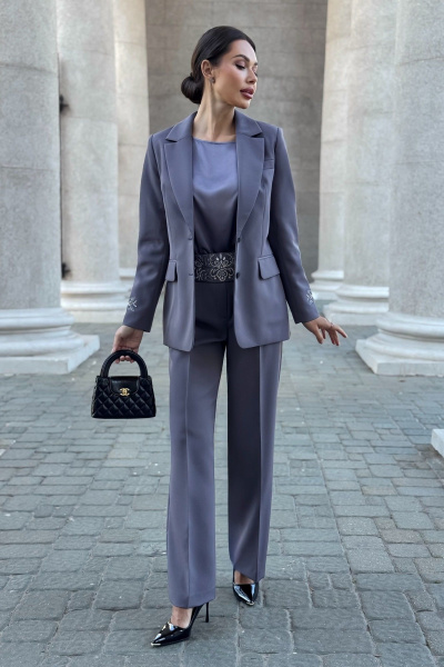 Блуза, брюки, жакет Urs 21-488-3 - фото 7