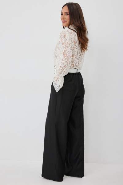 Блуза, брюки Магия моды 2660 молочный+ черный - фото 8