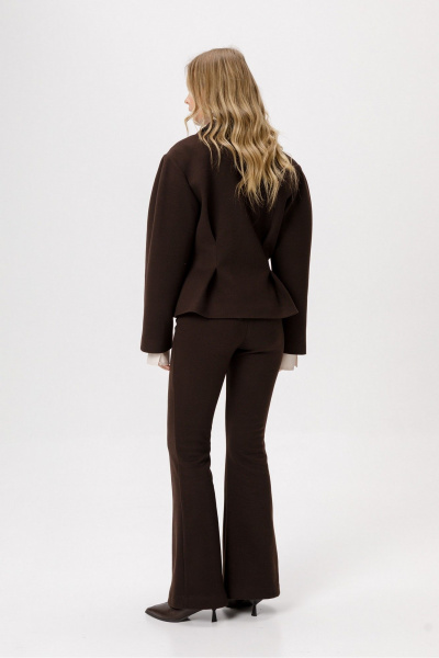 Жакет PiRS 6371 темно-коричневый - фото 6