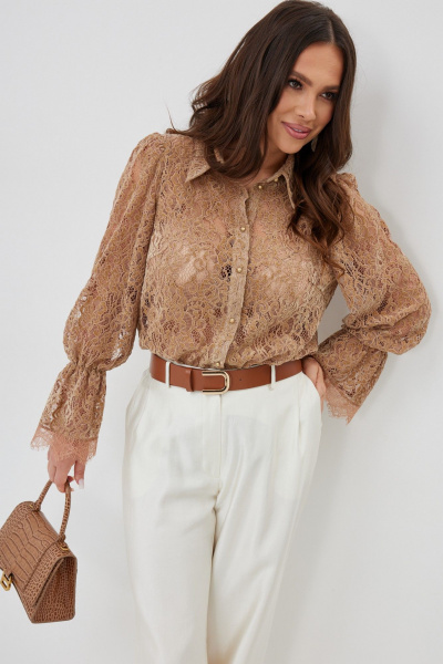 Блуза Магия моды 2672 карамель - фото 4