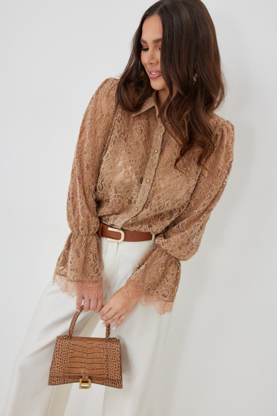 Блуза Магия моды 2672 карамель - фото 3