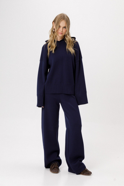 Худи PiRS 6373 синий - фото 5