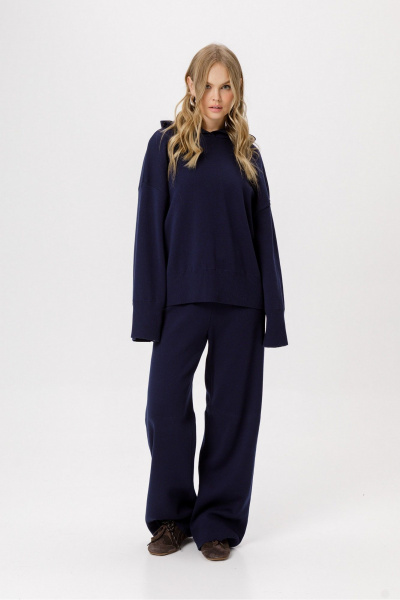 Брюки PiRS 6374 синий - фото 3