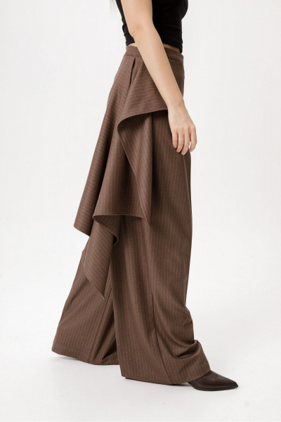 Брюки PiRS 6378 коричневый - фото 4