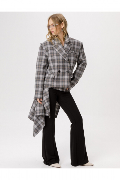 Жакет PiRS 6381 серый - фото 2