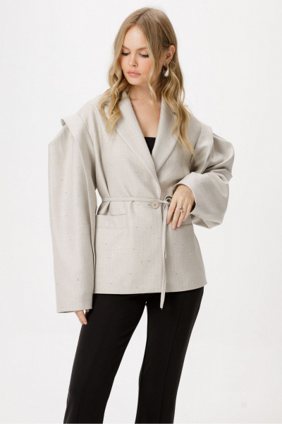 Жакет PiRS 6387 бежевый - фото 1