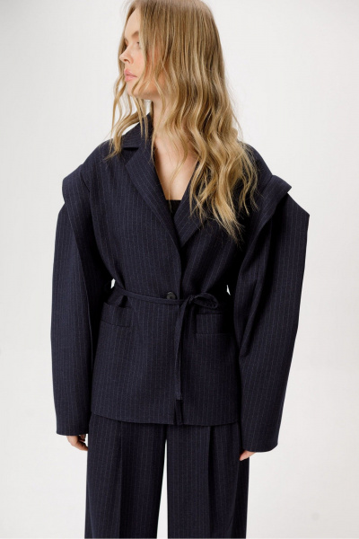 Жакет PiRS 6392 синий - фото 4