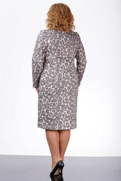 Платье LadisLine 1002 леопард - фото 3