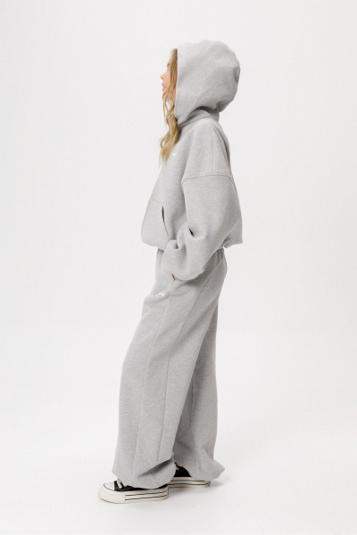 Худи PiRS 6397 серый - фото 3