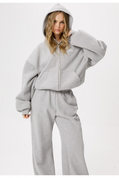 Худи PiRS 6397 серый - фото 1