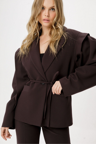 Жакет PiRS 6409 коричневый - фото 5