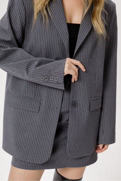 Юбка PiRS 6412 серый - фото 7