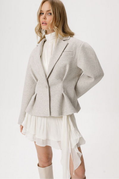 Жакет PiRS 6416 бежевый - фото 6